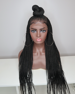 LACE RONTAL BRAIDED WIG by braided-wig-boss - Wigs - Afrikrea